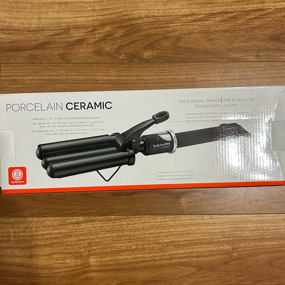 Triple Barrel Hair Iron